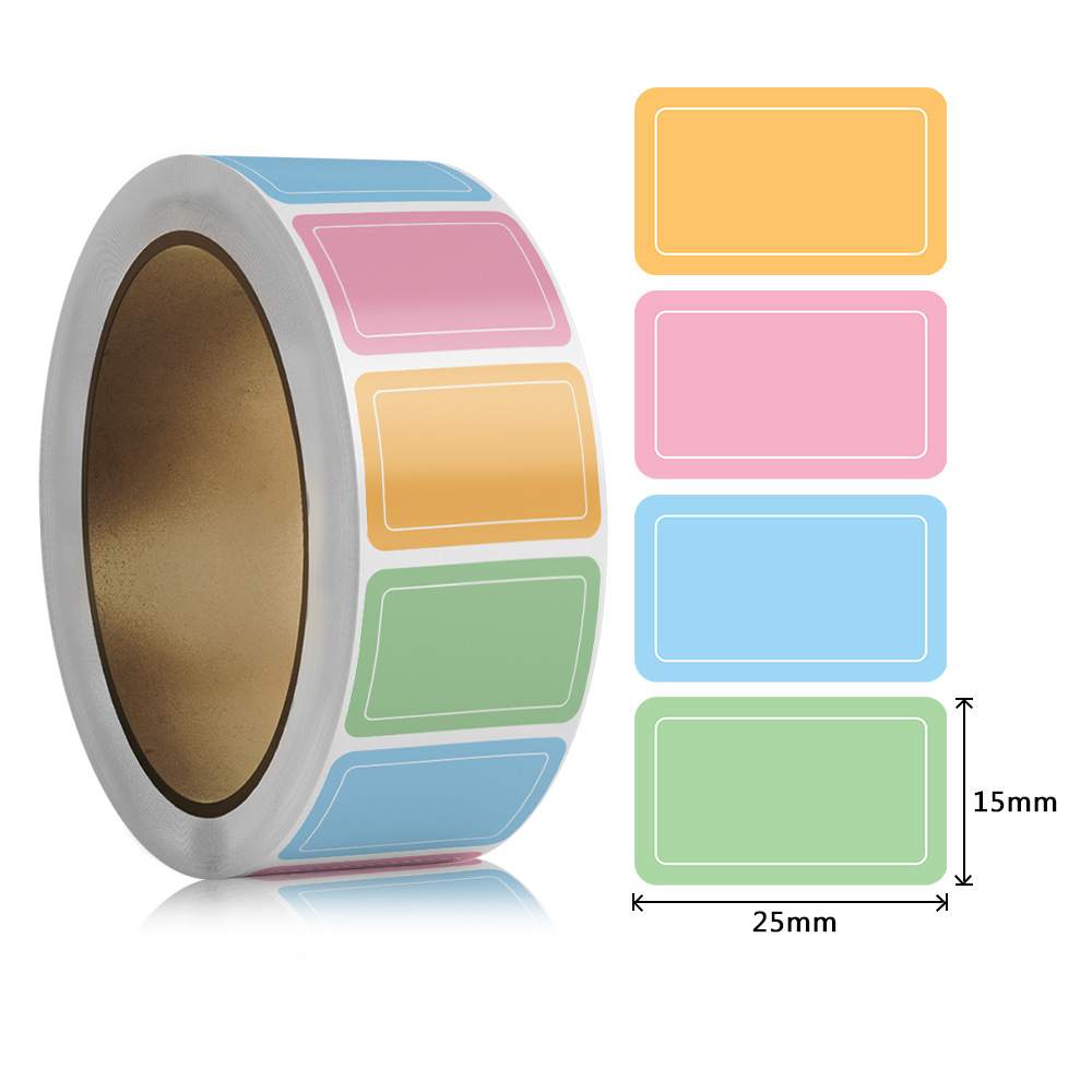 Food Storage Label - 800 szt. Wodoodporne samoprzylepne etykiety, kolorowe