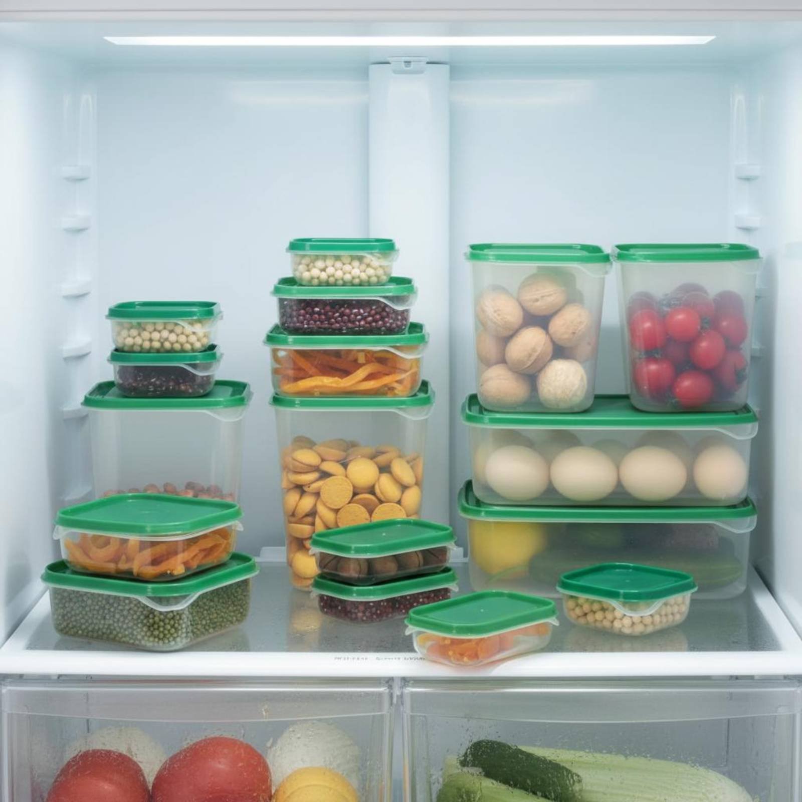Set Food Storage - 17-częściowy zestaw pojemników do przechowywania w