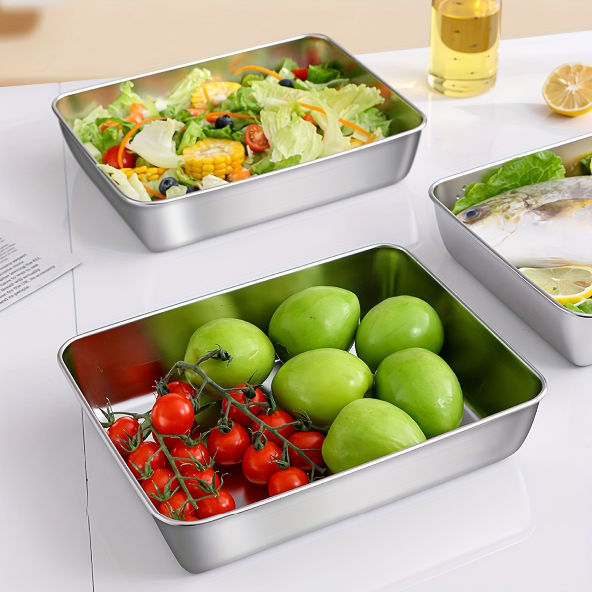Food Storage Without Pantry - 2-częściowy zestaw pojemników do przechowywania żywności