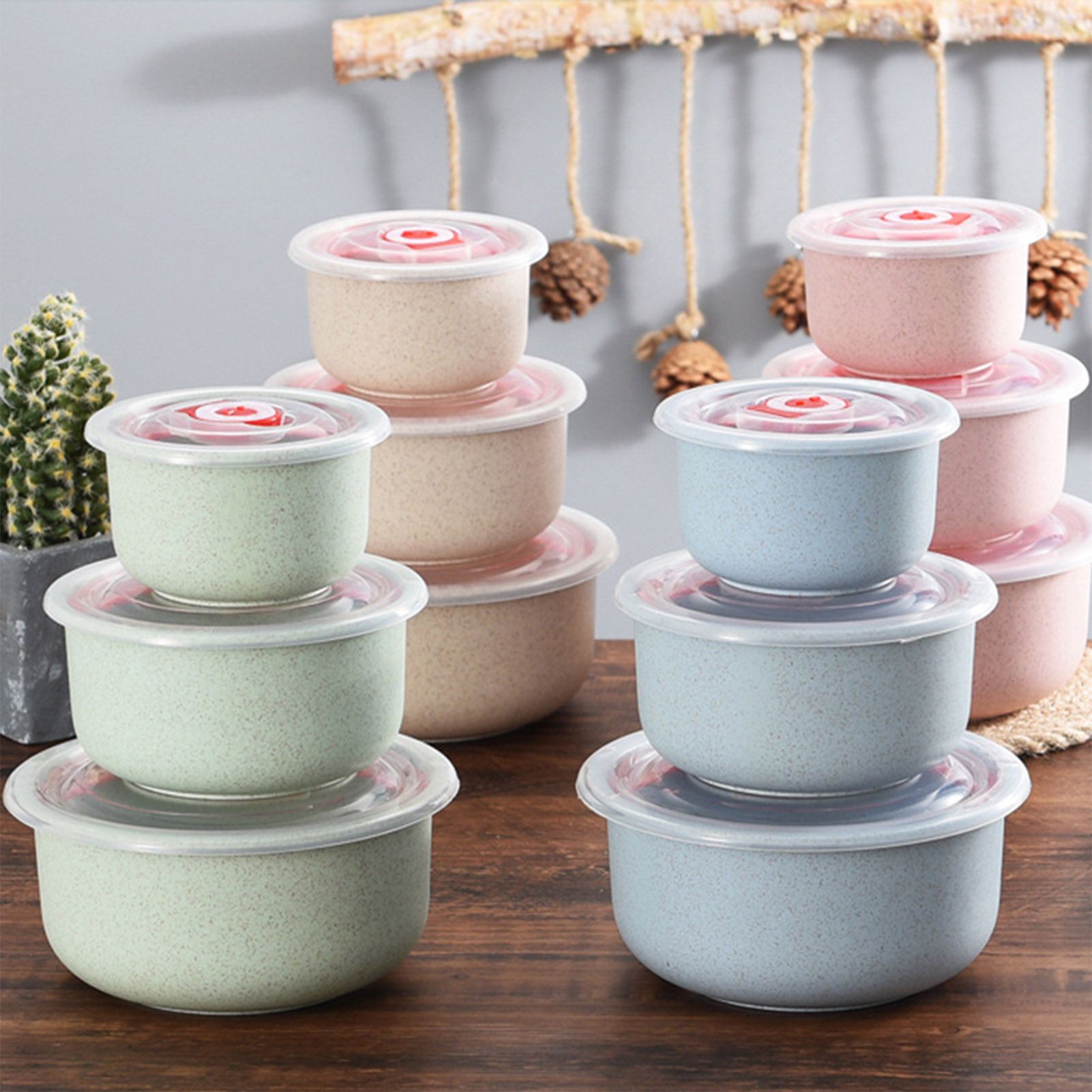Food Storage Prep Containers - 3 szt. Pojemników na żywność, lekkie