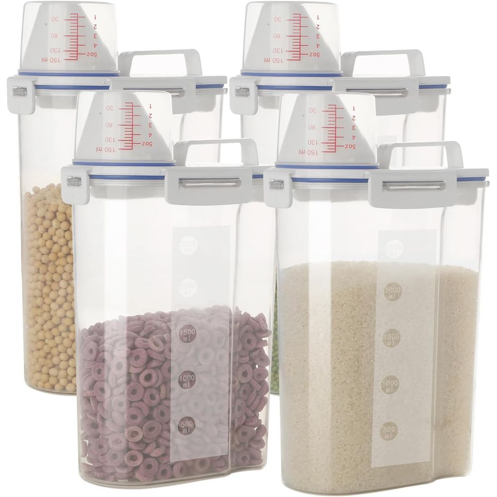 Set Food Storage - Zestaw 4 szczelnych pojemników na ryż