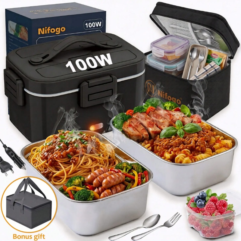 Food Storage Bag Organizer - Elektryczny podgrzewany pojemnik na lunch o