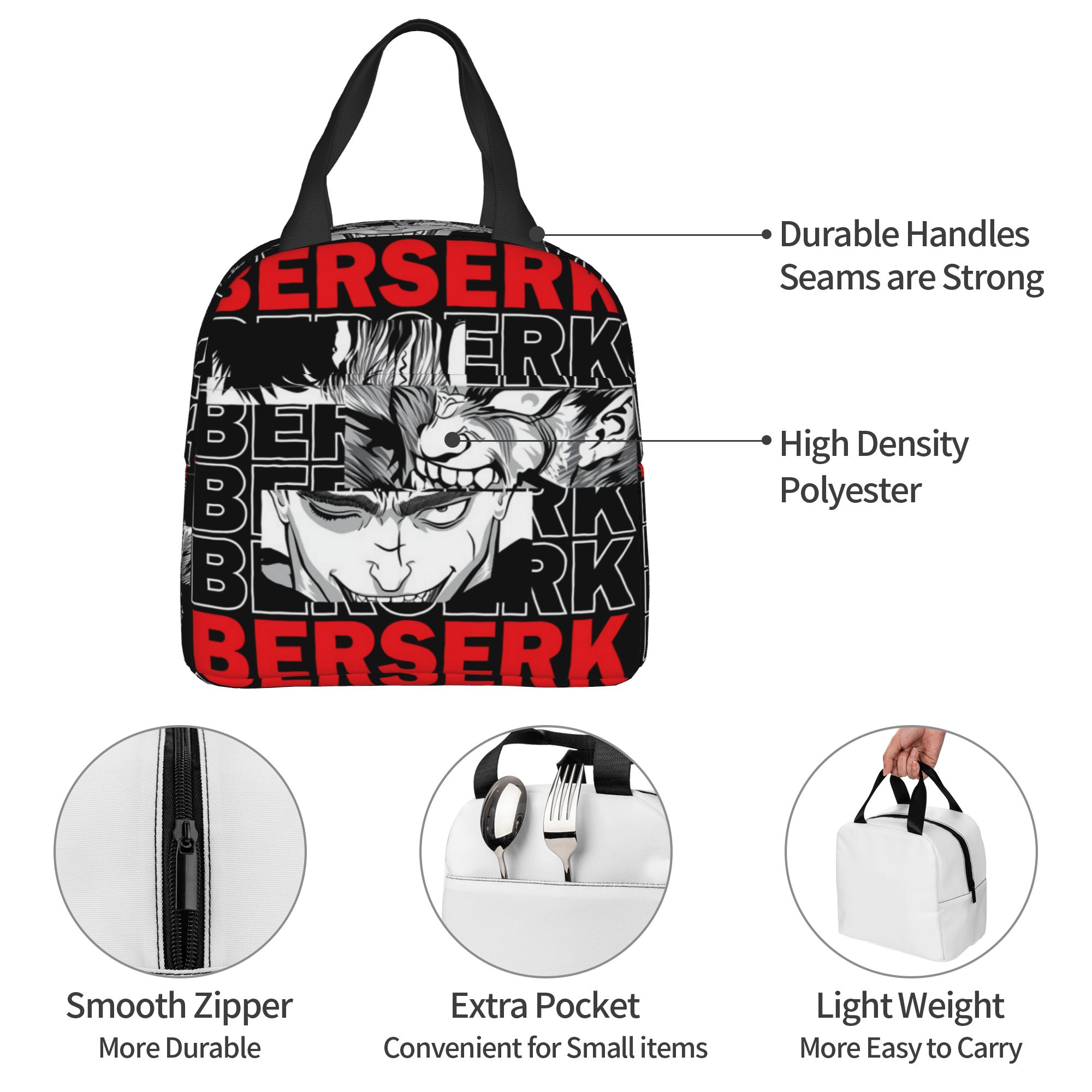 Food Storage Bag Organizer - Torba termiczna na lunch B-Berserks z