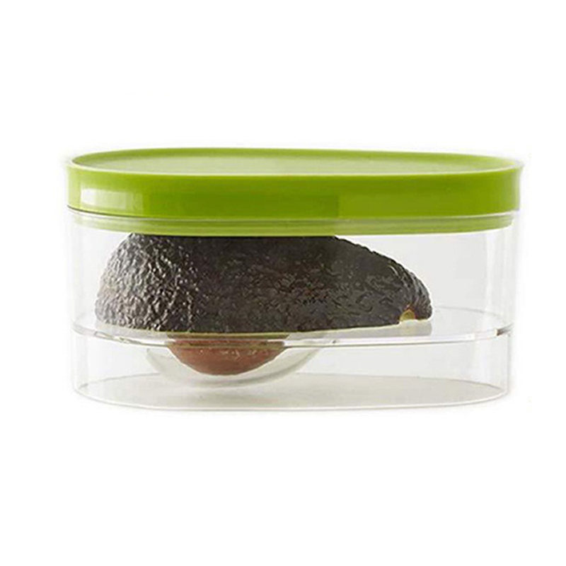 Food Storage Meal Prep - Pojemnik na awokado, oszczędzający miejsce, plastikowy
