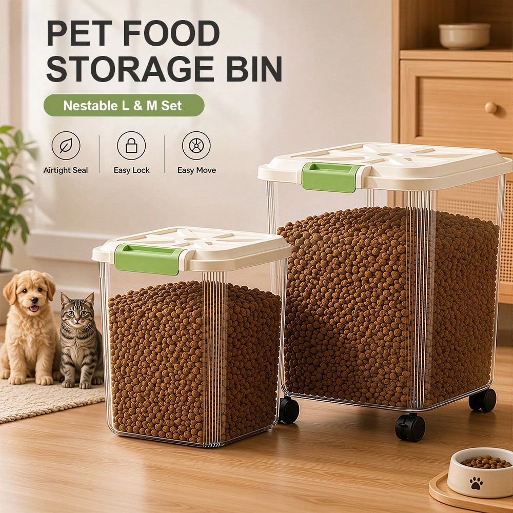 Set Food Storage - Zestaw 2 dużych i średnich pojemników
