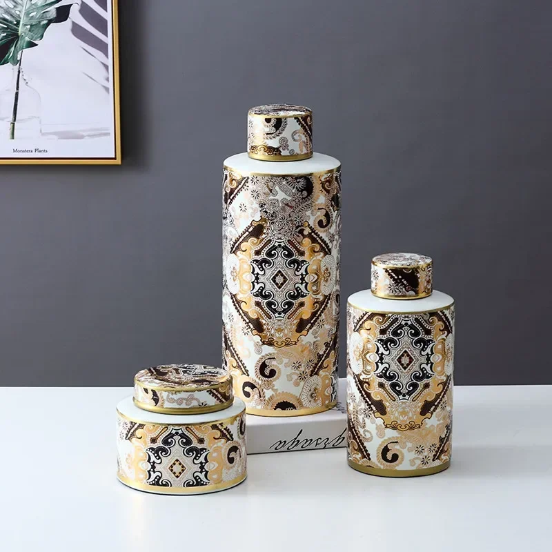Zebra Food Storage - Nowoczesna dekoracja domu, wazony ceramiczne, malowanie