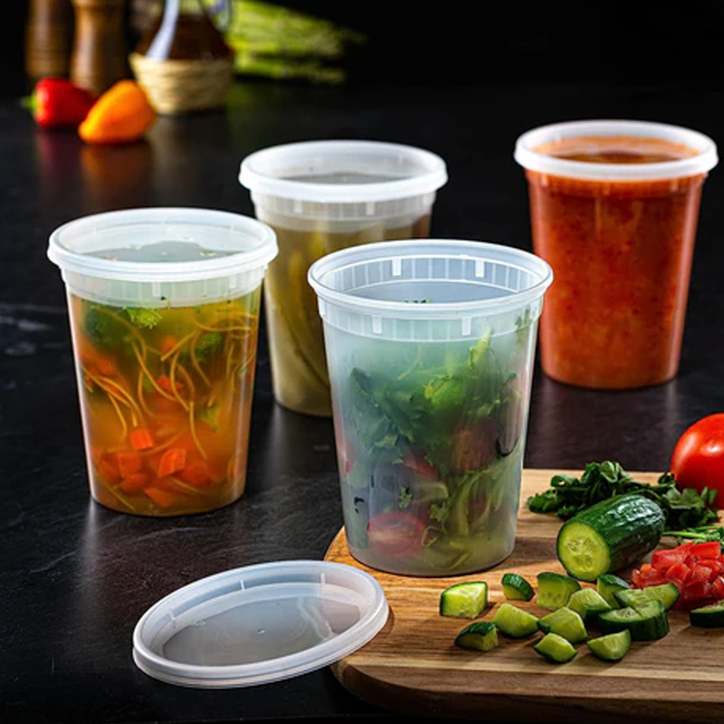 Food Storage Meal Prep - Pojemniki do przechowywania żywności z pokrywkami