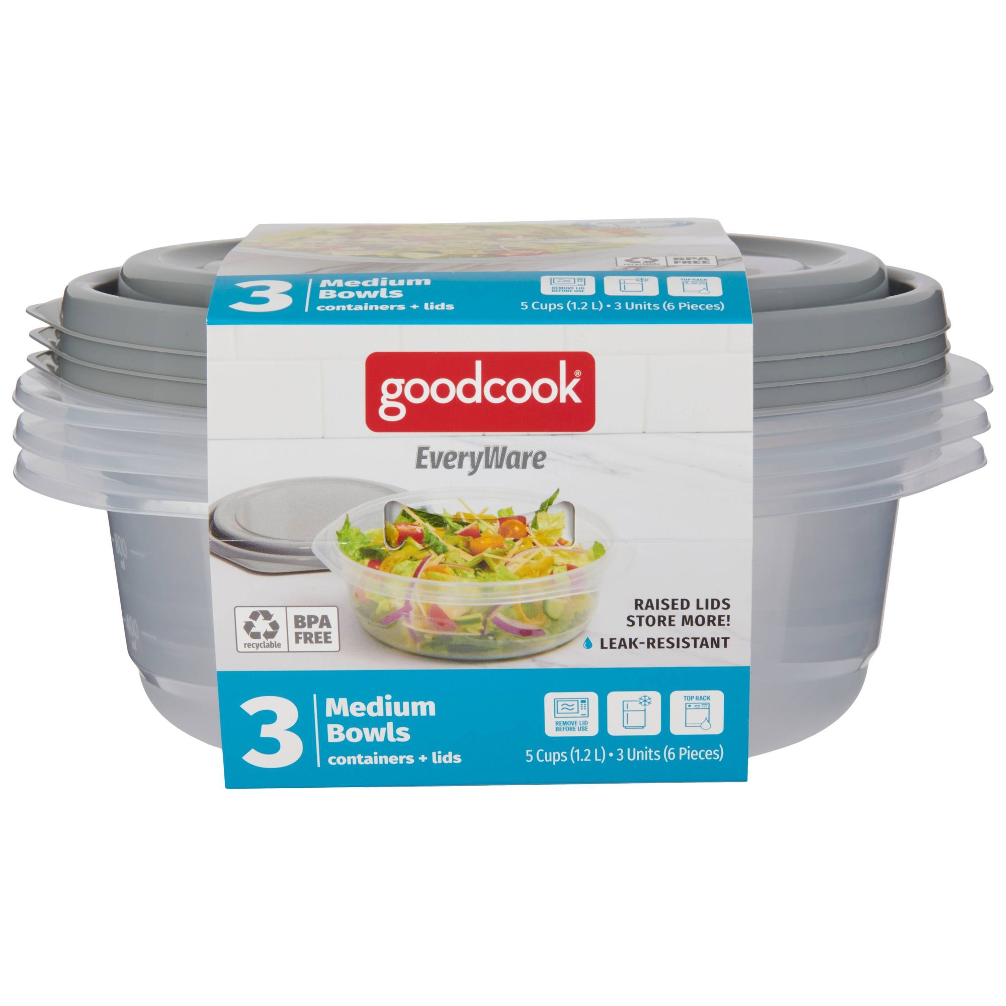 6 sztuk okrągłych pojemników n – Food Storage Prep Containers recenzja i cena