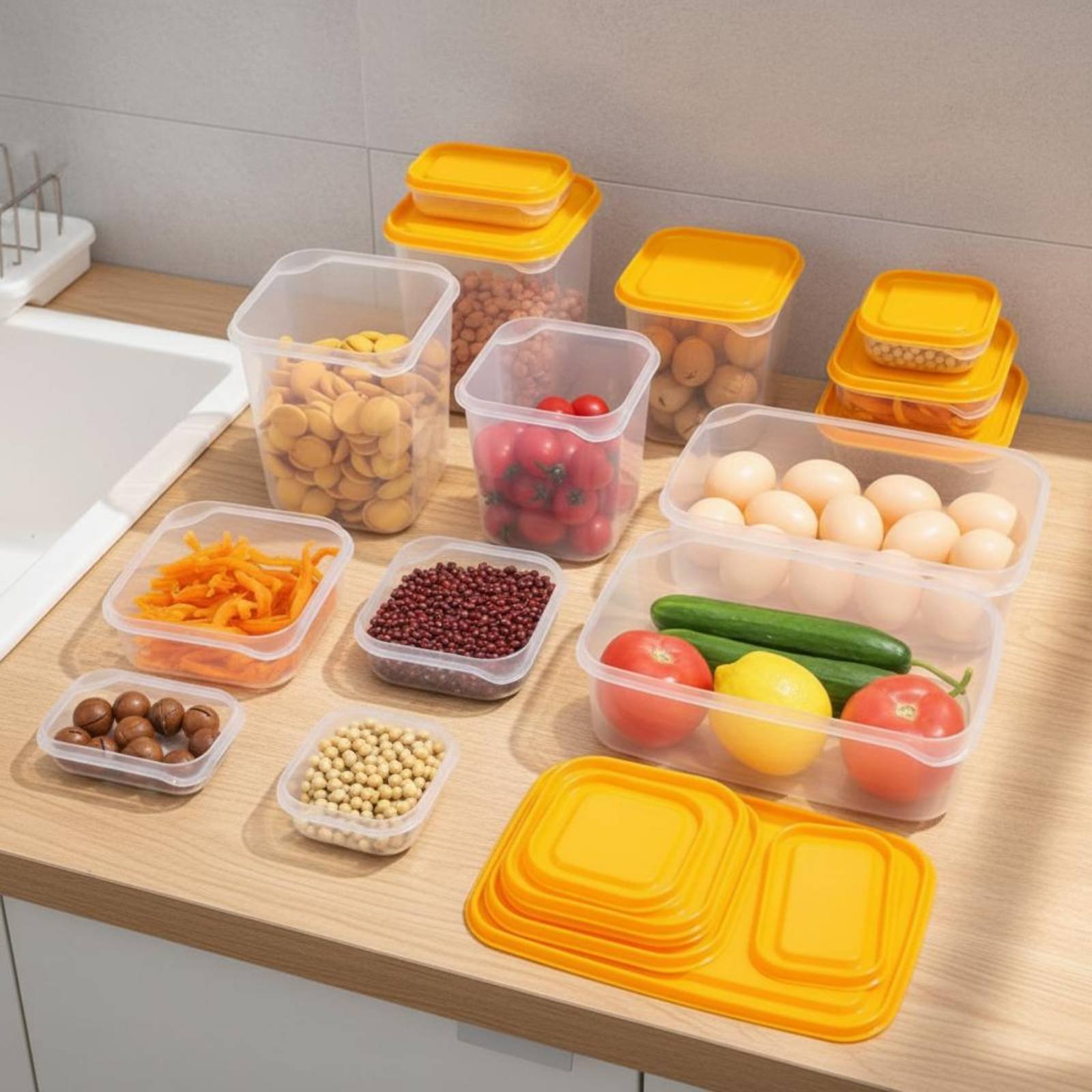 17-częściowy zestaw pojemników – Set Food Storage recenzja i cena