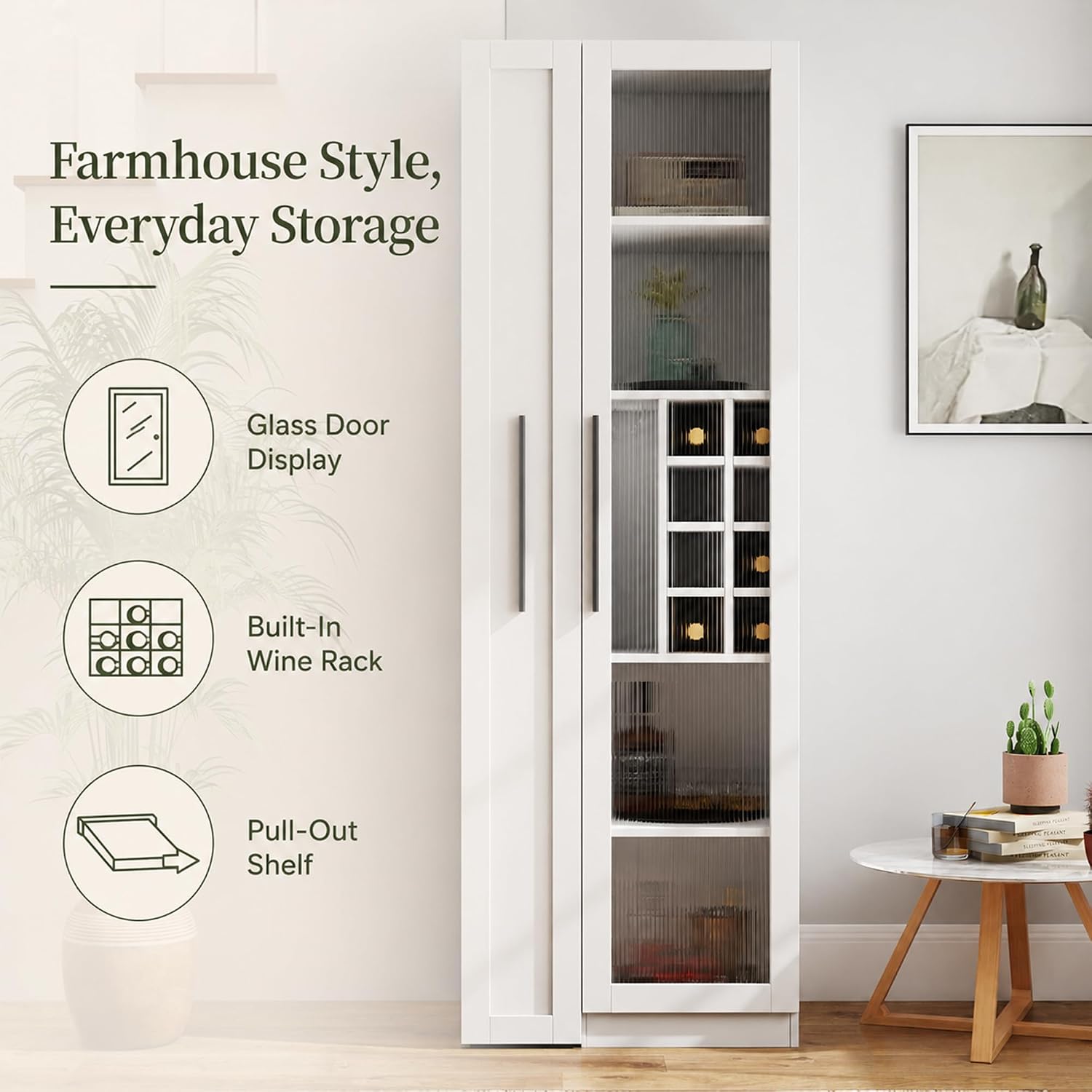 71-calowa biała szafka kuchenn – Food Storage Without Pantry recenzja i cena