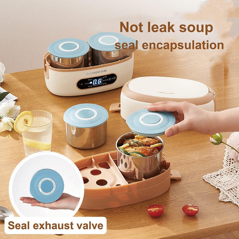 Inteligentny elektryczny lunch – Stainless Lunch Box recenzja i cena