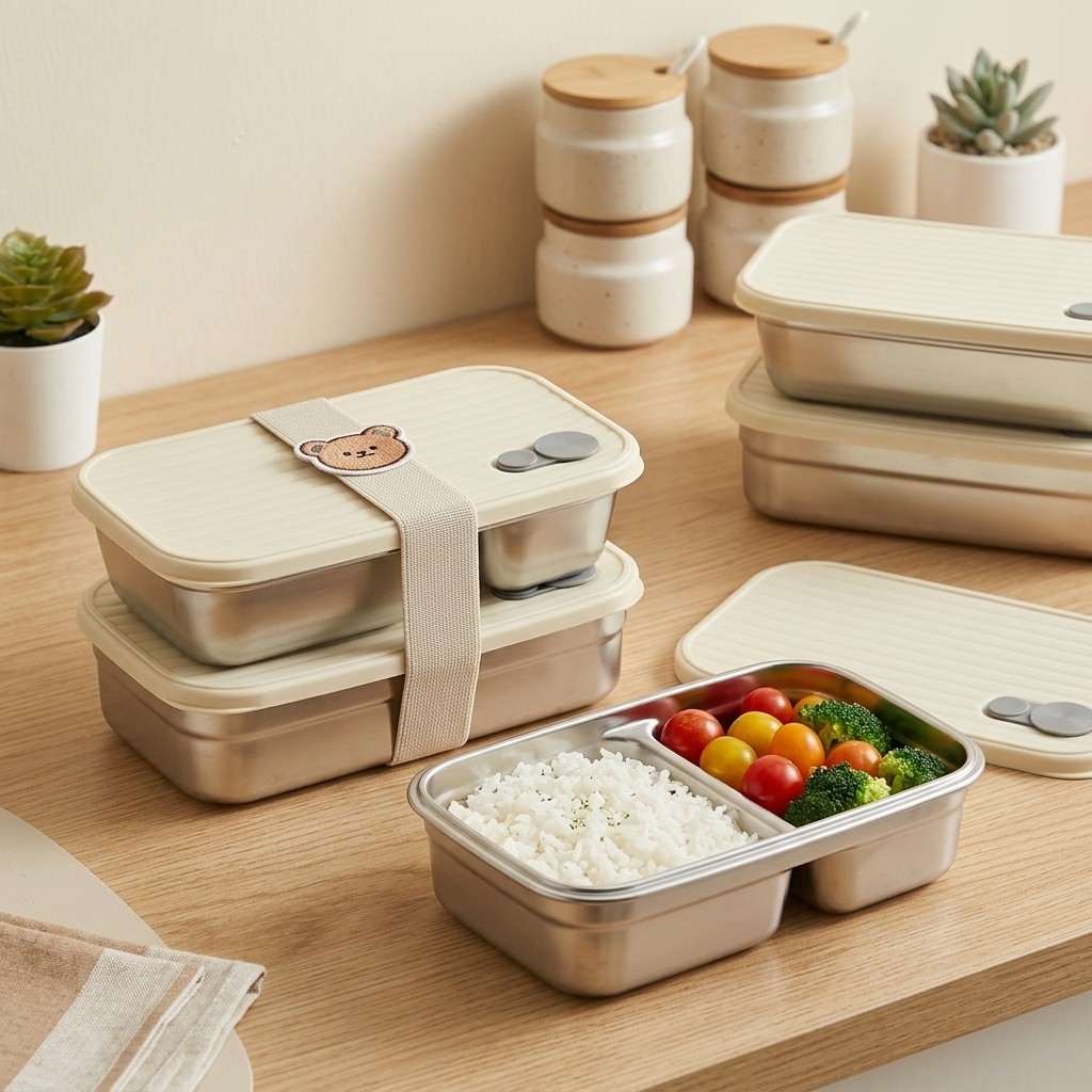 Pojemnik na lunch ze stali nie – Food Storage Prep Containers recenzja i cena