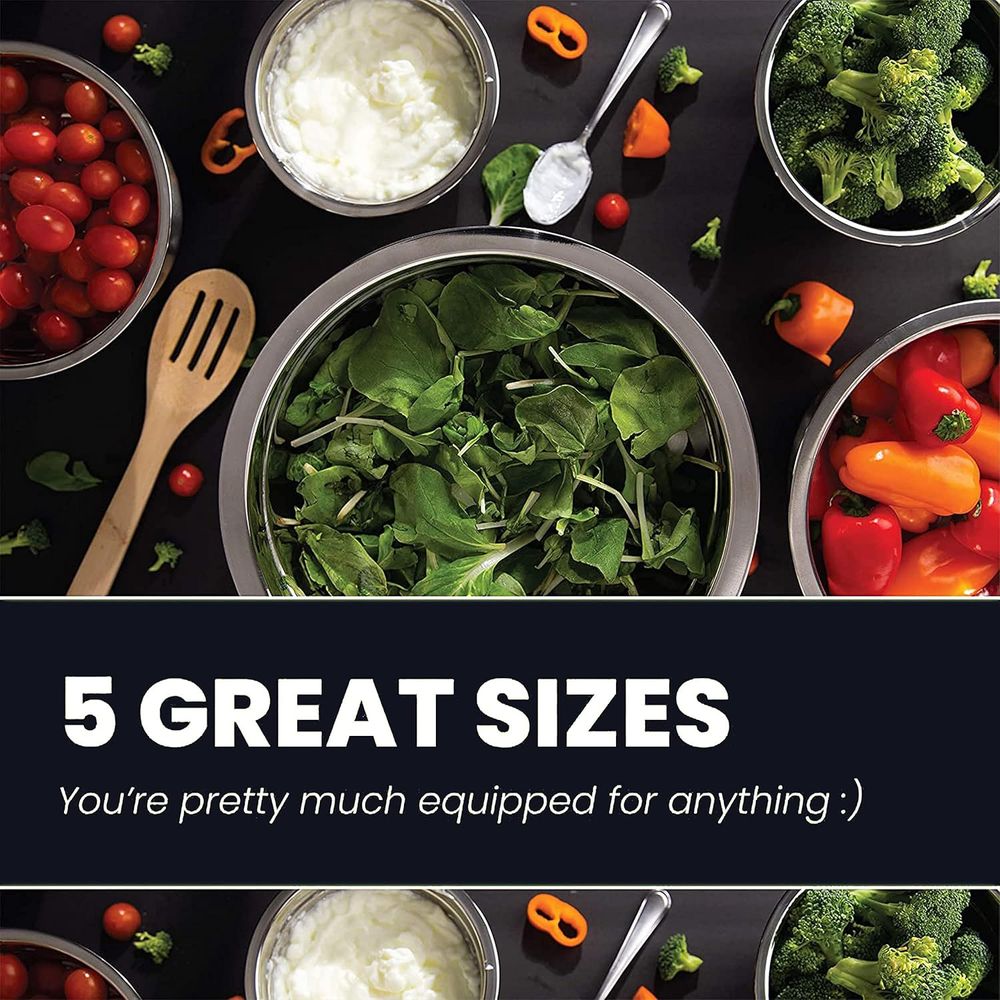 5-częściowy zestaw misek do mi – Food Storage 4 Quart recenzja i cena
