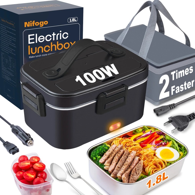 Elektryczny podgrzewany pojemn – Stainless Lunch Box recenzja i cena