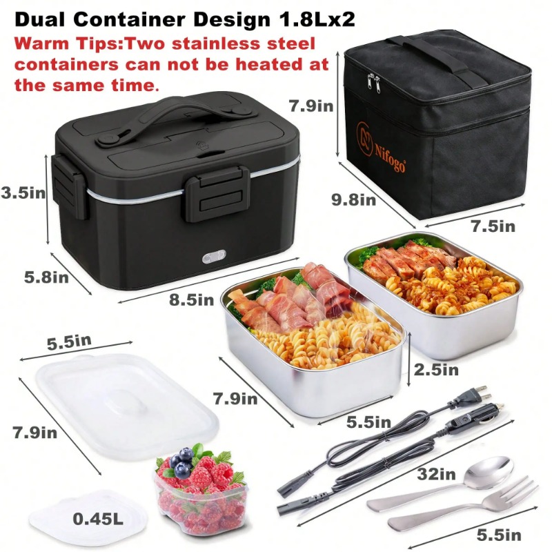 Elektryczny podgrzewany pojemn – Food Storage Bag Organizer recenzja i cena