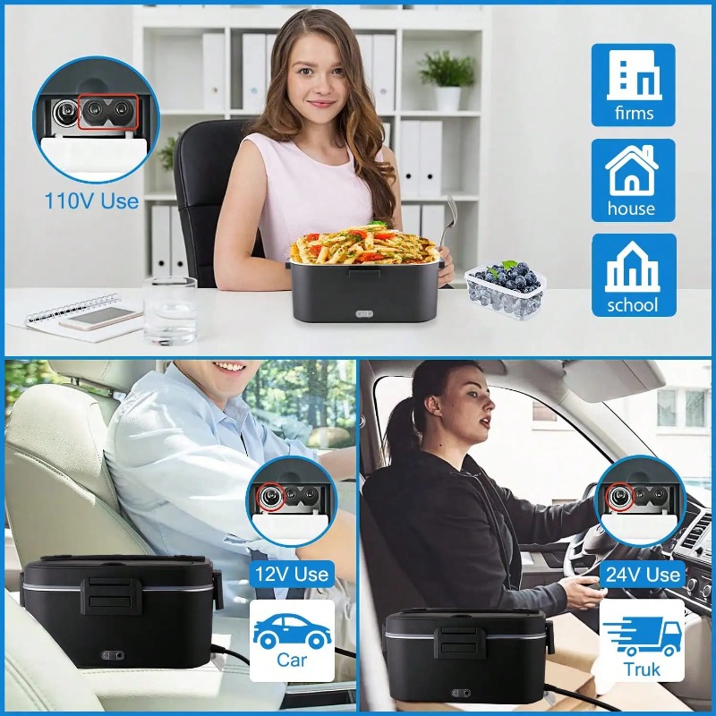 Elektryczny podgrzewany pojemn – Food Storage Bag Organizer recenzja i cena