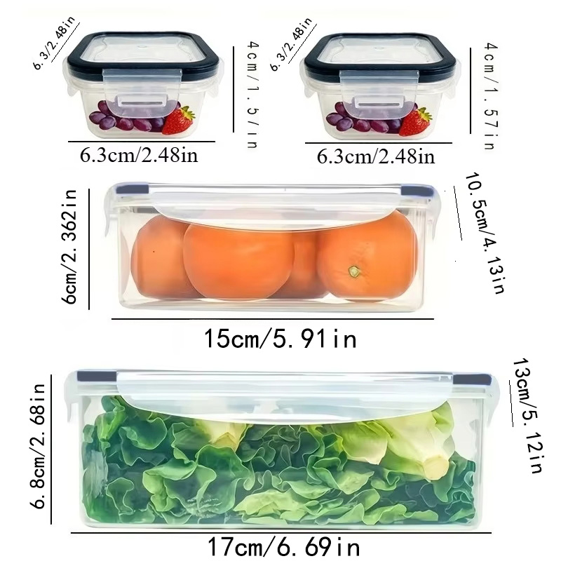 Zestaw 8 sztuk zawiera 4 pojem – Food Storage Meal Prep recenzja i cena