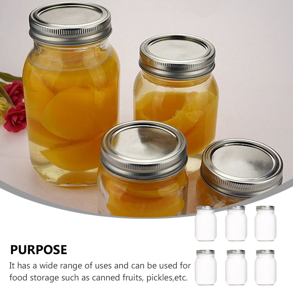 6 szt. Przezroczystych Okrągły – Food Storage Jars Airtight recenzja i cena