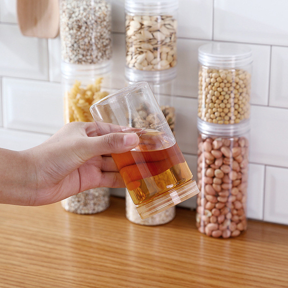 10 szt. Przezroczystych, wysok – Food Storage Jars Airtight recenzja i cena