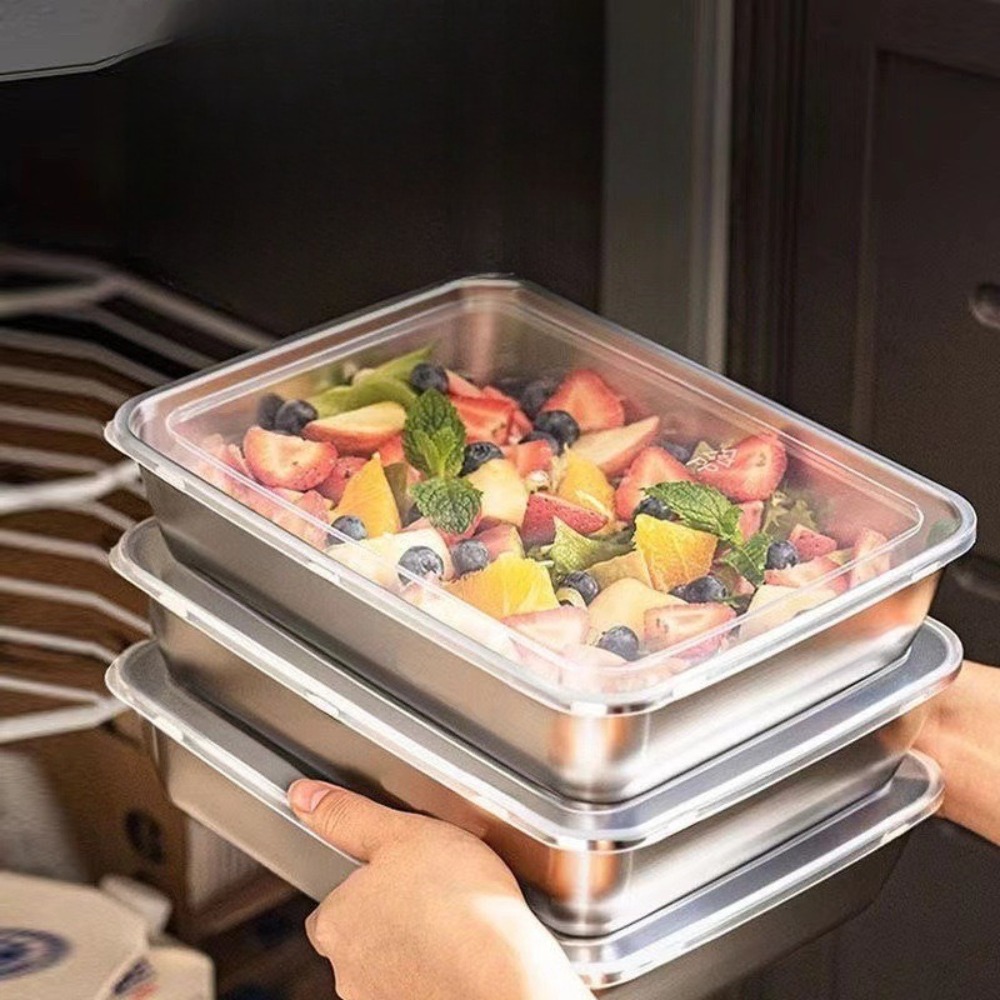 Taca do serwowania z pokrywką  – Food Storage Meal Prep recenzja i cena