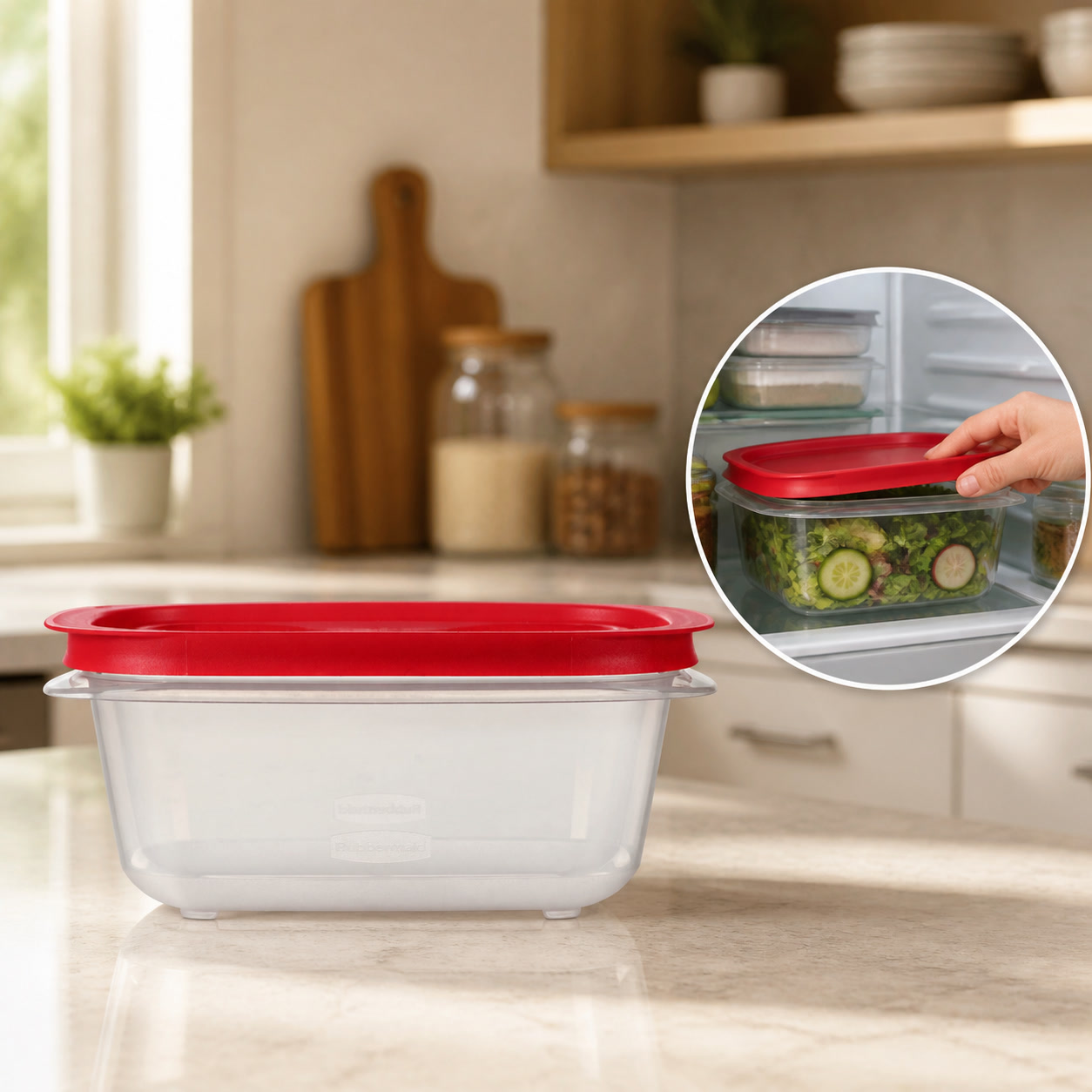 Prostokątny pojemnik na żywnoś – Food Storage Prep Containers recenzja i cena