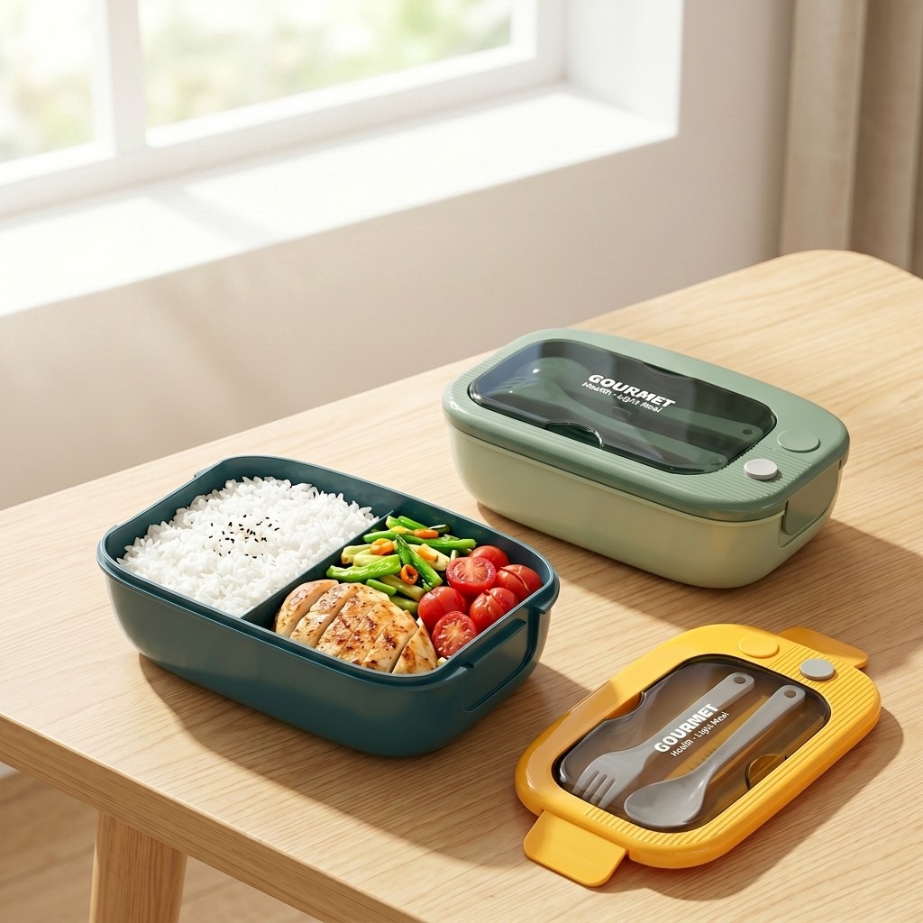 Plastikowy pojemnik bento do m – Food Storage Prep Containers recenzja i cena