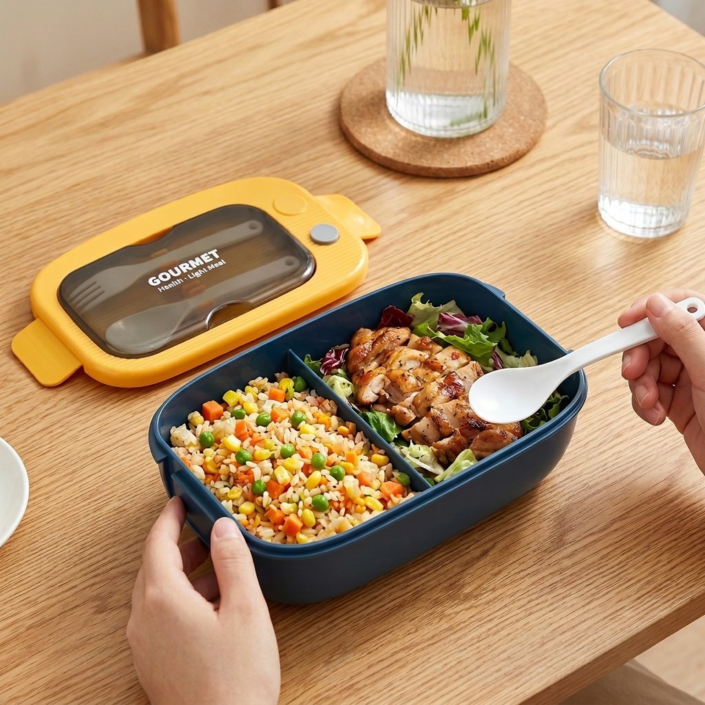 Plastikowy pojemnik bento do m – Food Storage Prep Containers recenzja i cena
