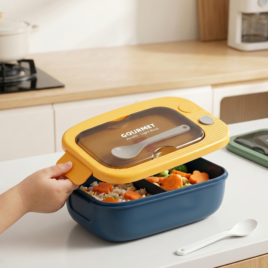 Plastikowy pojemnik bento do m – Food Storage Prep Containers recenzja i cena