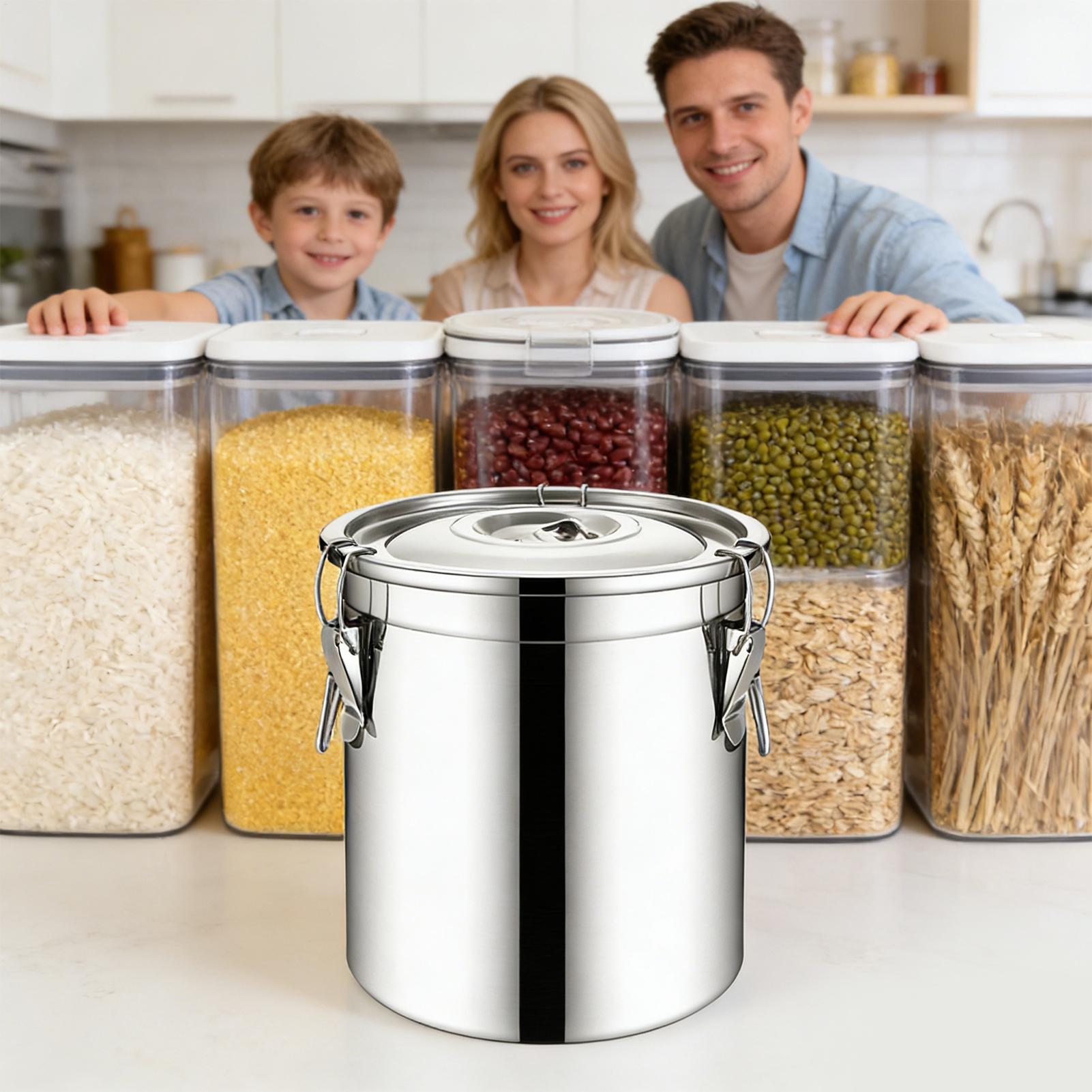 6L Hermetyczny pojemnik ze sta – Food Storage Jars Airtight recenzja i cena