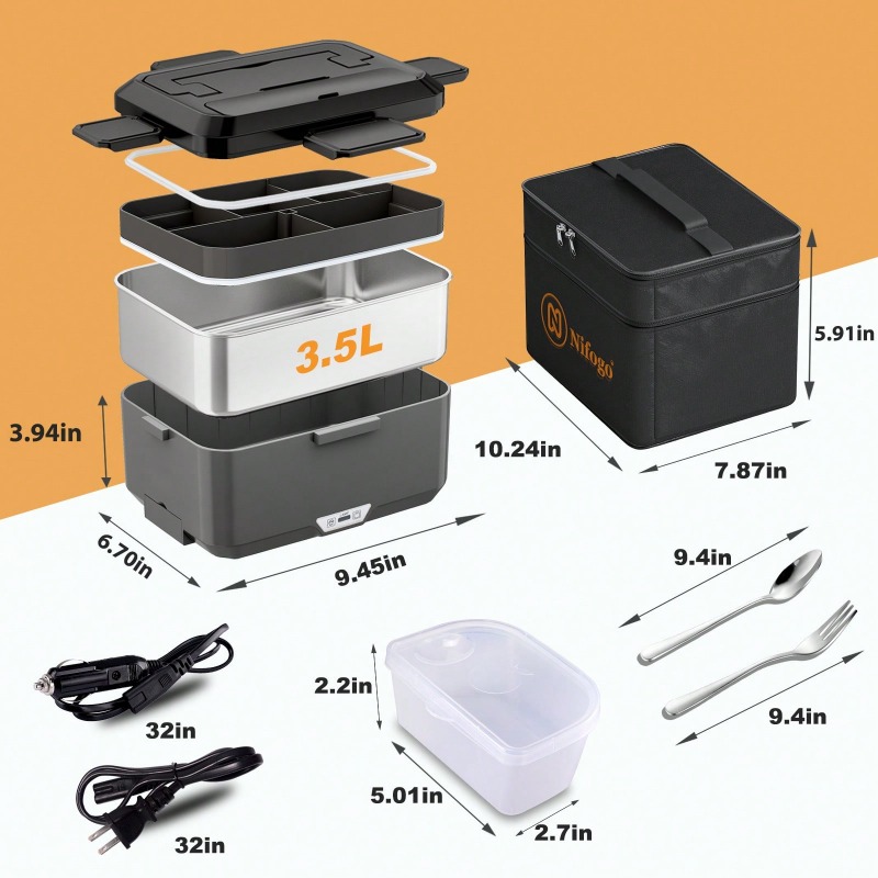 Elektryczny podgrzewany pojemn – Food Storage Bag Organizer recenzja i cena