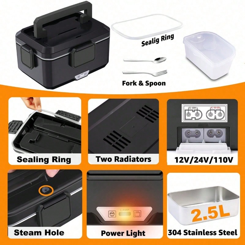 Elektryczny podgrzewany pojemn – Food Storage Bag Organizer recenzja i cena
