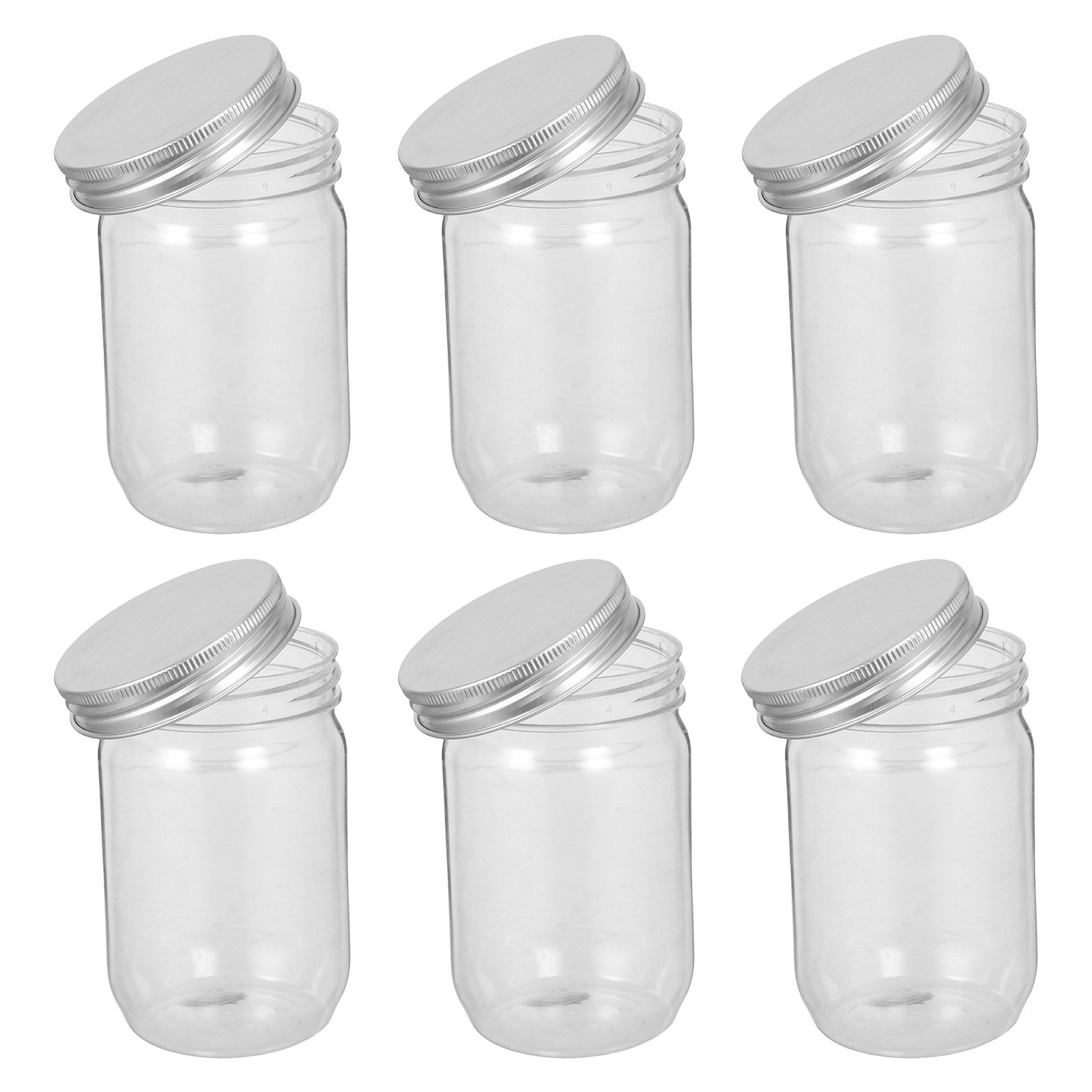 6 szt. Przezroczystych plastik – Food Storage Jars Airtight recenzja i cena