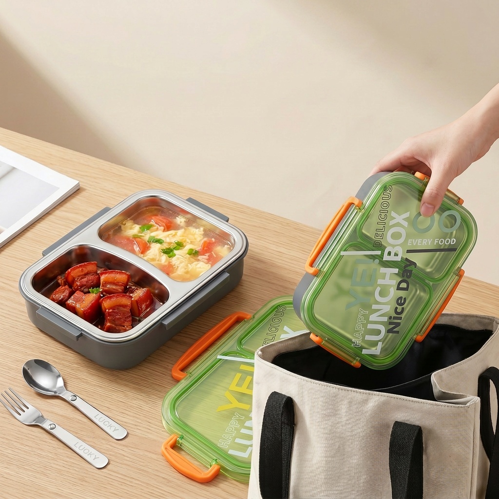 Pojemnik na lunch z mikrofalów – Food Storage Prep Containers recenzja i cena