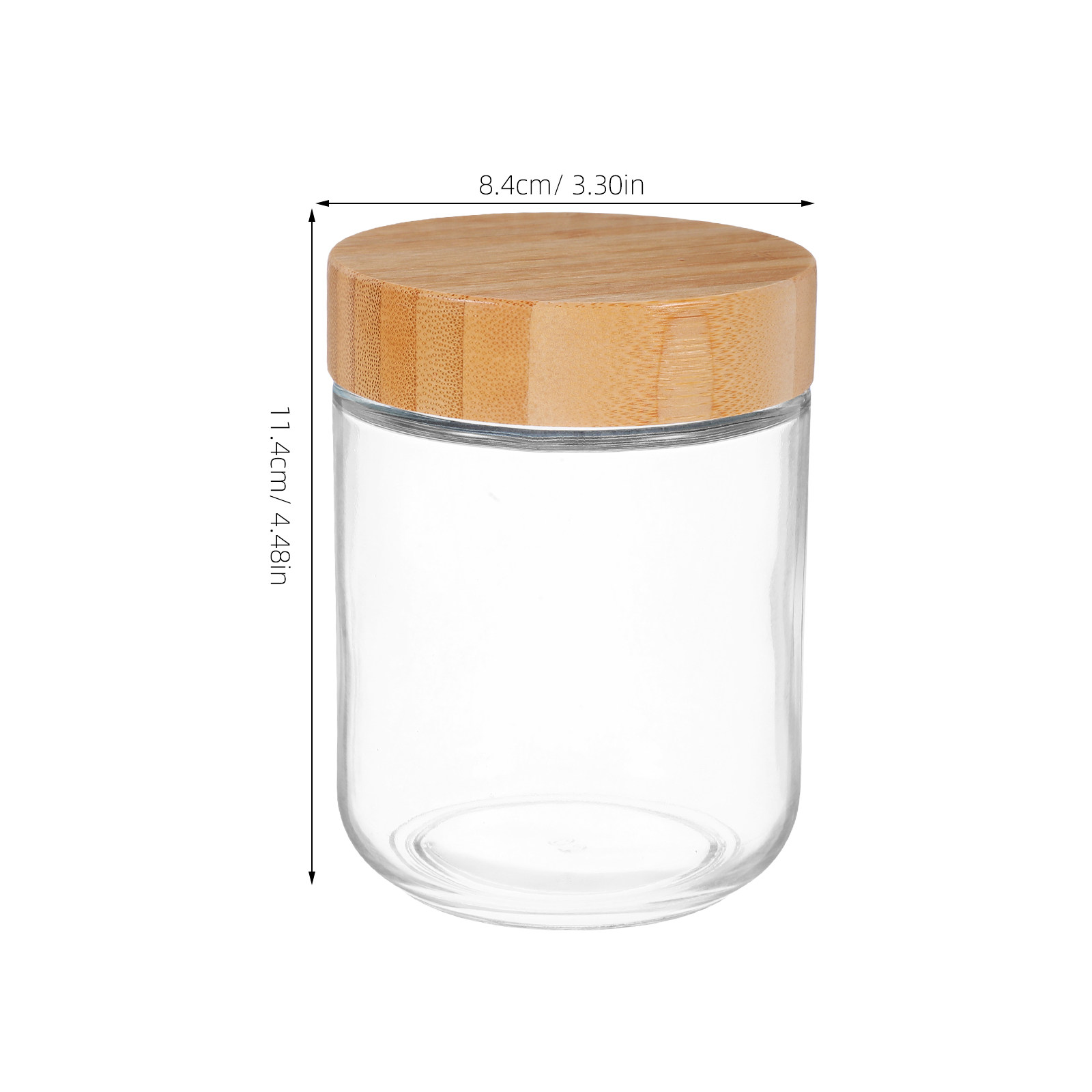 4 sztuki szklanych słoików do  – Food Storage Jars Airtight recenzja i cena