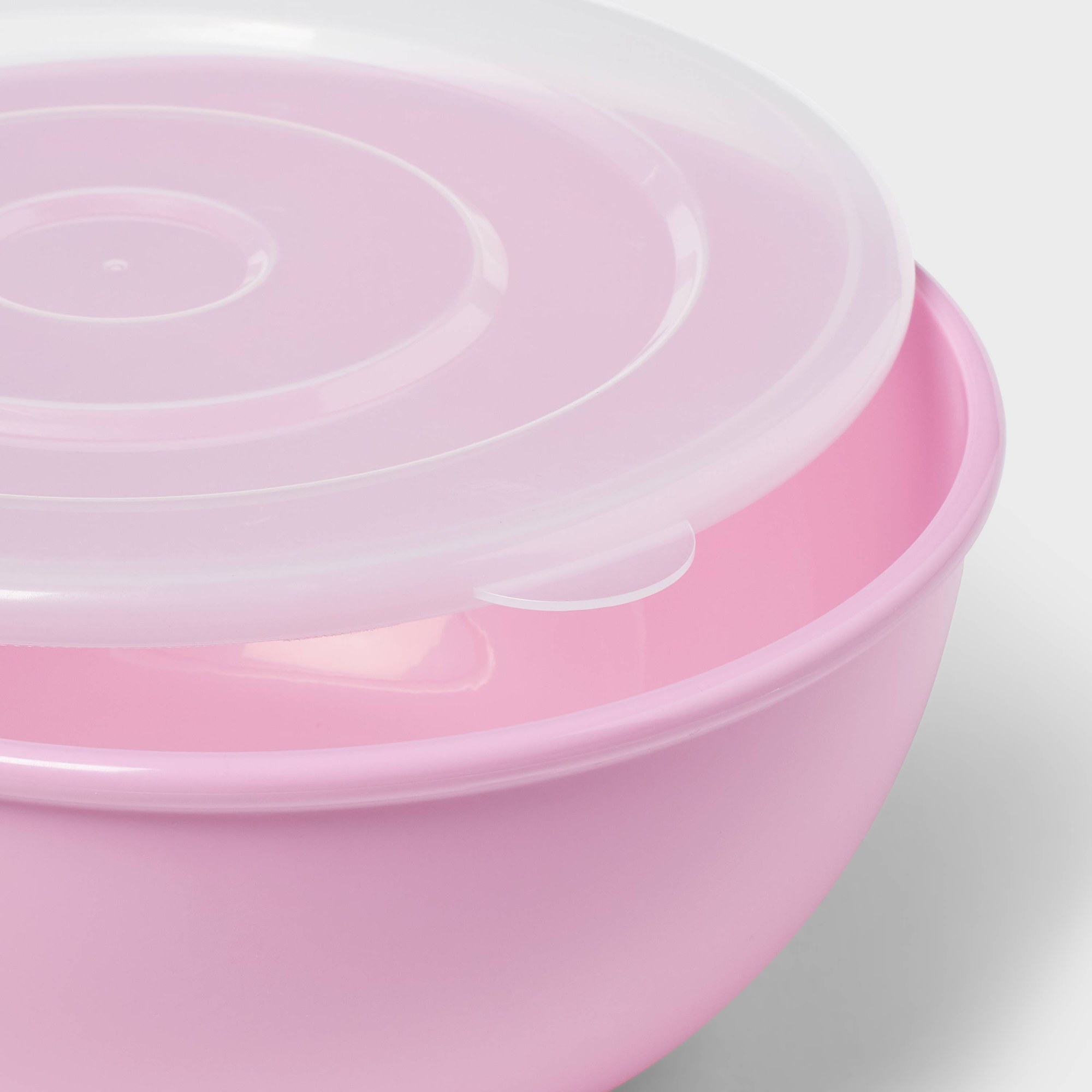 Różowa miska z dopasowaną pokr – Food Storage Meal Prep recenzja i cena