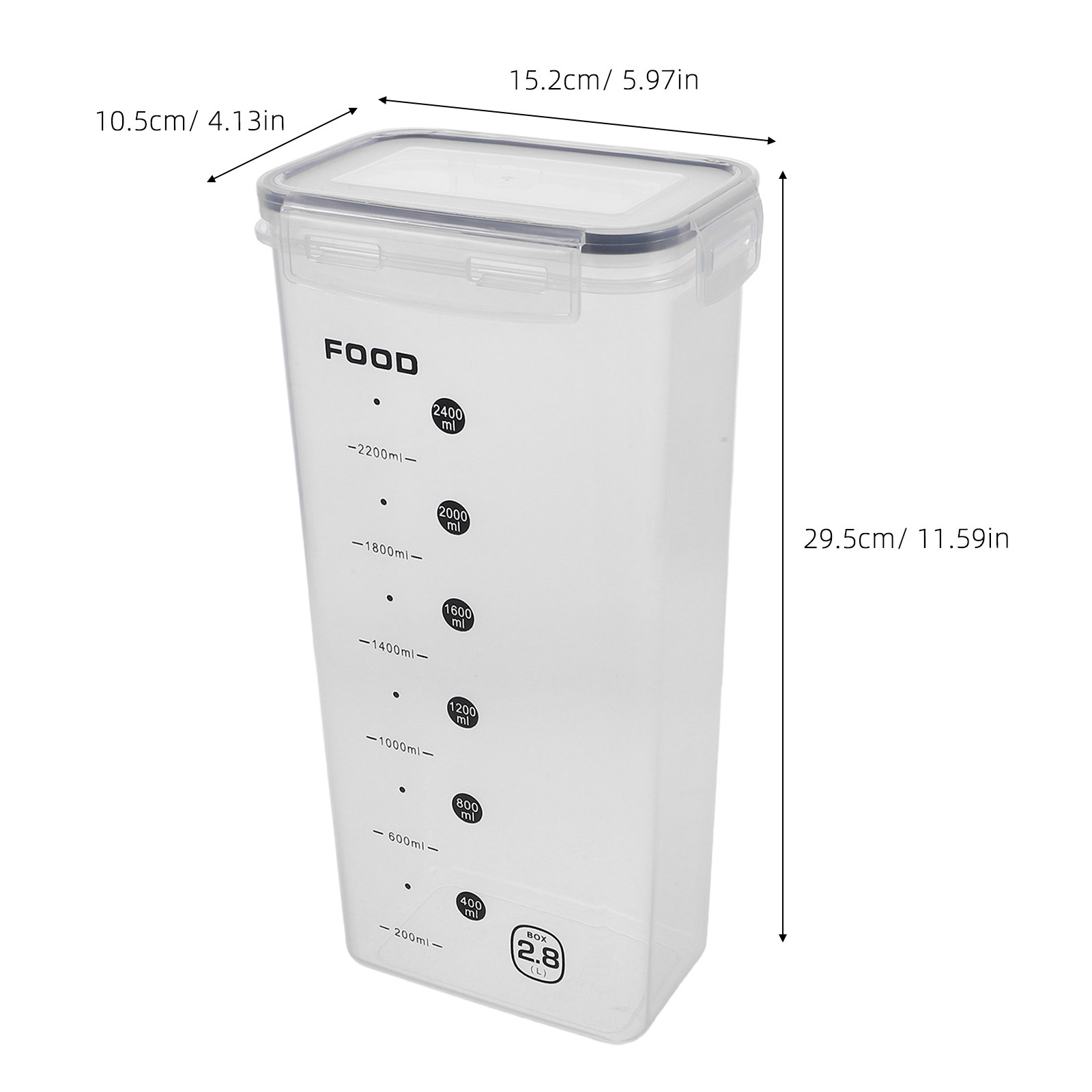2 sztuki przezroczystych pojem – Food Storage Jars Airtight recenzja i cena