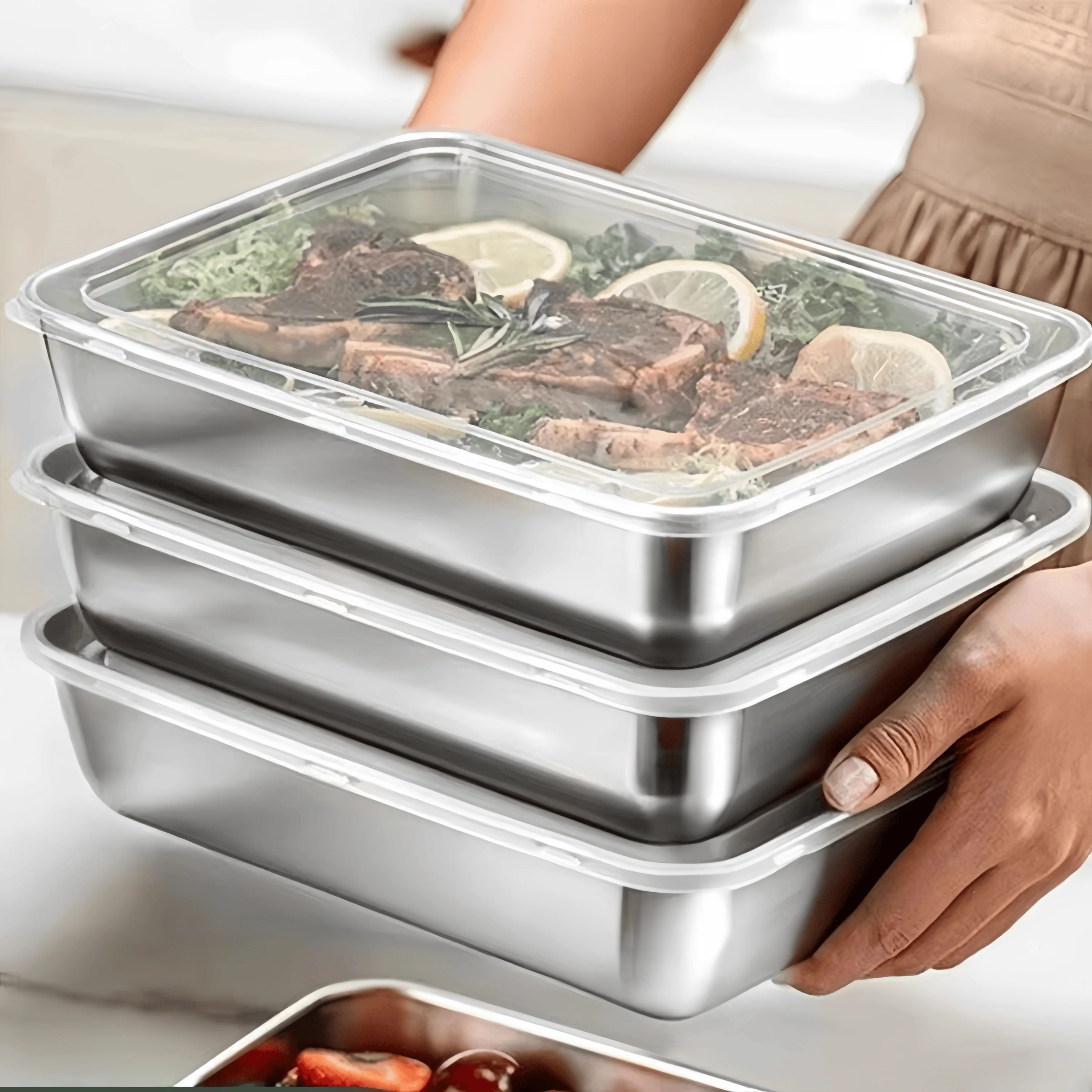 Szczelny pojemnik na lunch ze  – Stainless Lunch Box recenzja i cena